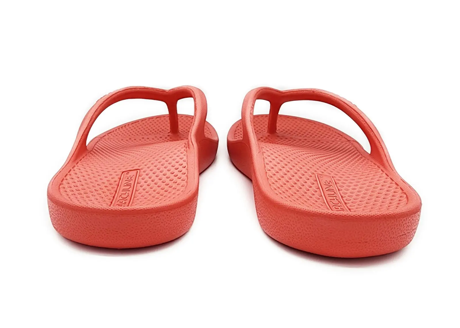 Archline Orthotic Foam Thongs Arch Support Flip Flops Orthopedic Rebound - Red