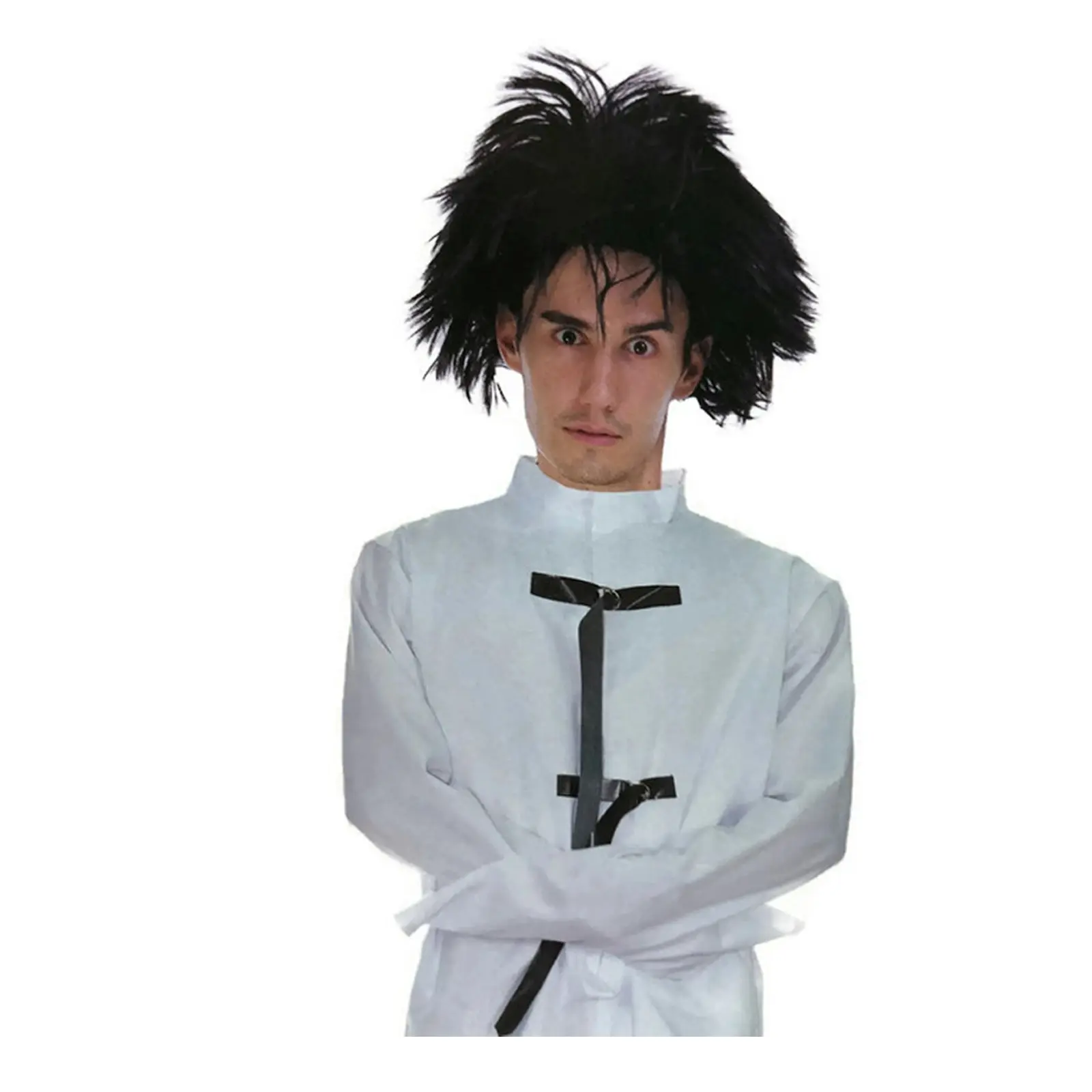 Adult Strait Jacket Costume Halloween Party Straight Fancy Dress Convict