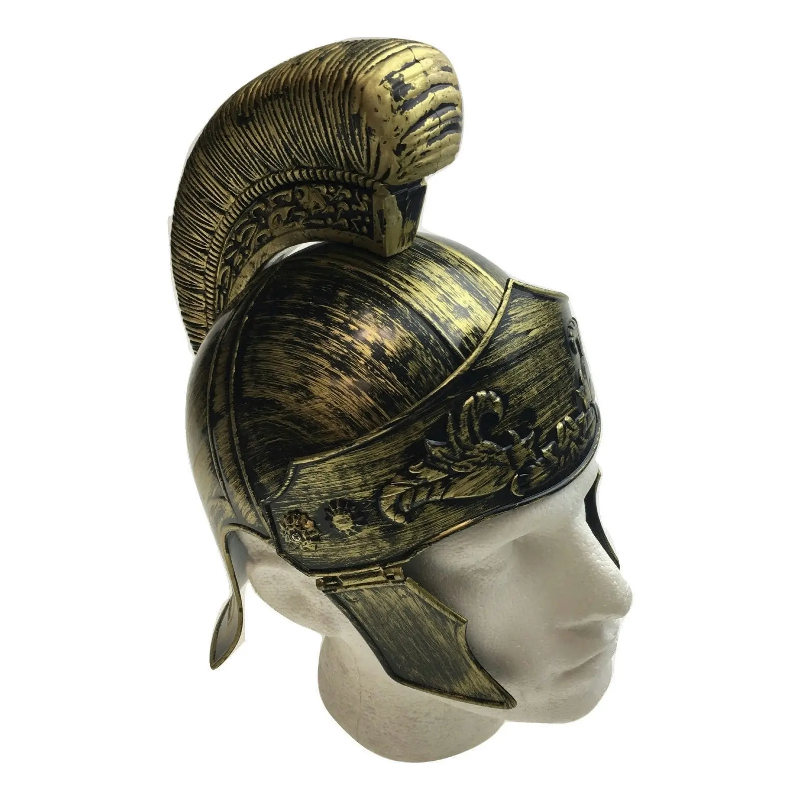 Deluxe VIKING HELMET Roman Costume Medieval Fancy Dress Warrior Armour Party Hat