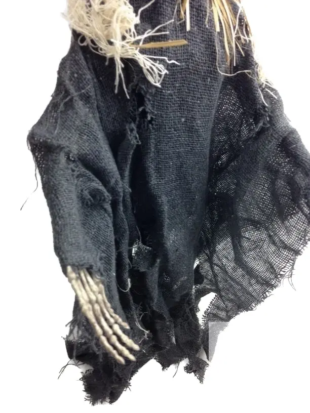 HALLOWEEN Moving Skeleton Skull Creepy Sound Activated Hanging Prop Scary Witch