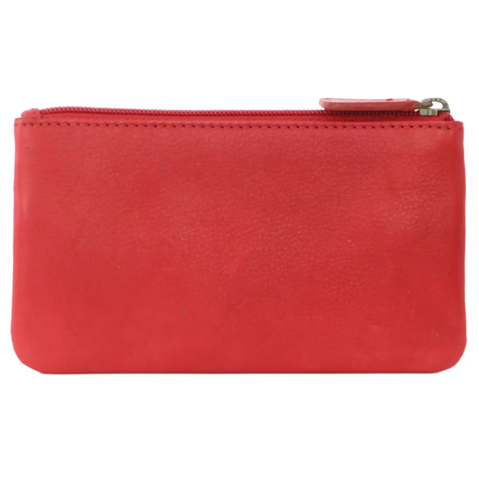 Pierre Cardin Ladies Womens Genuine Leather RFID Coin Purse Wallet - Red