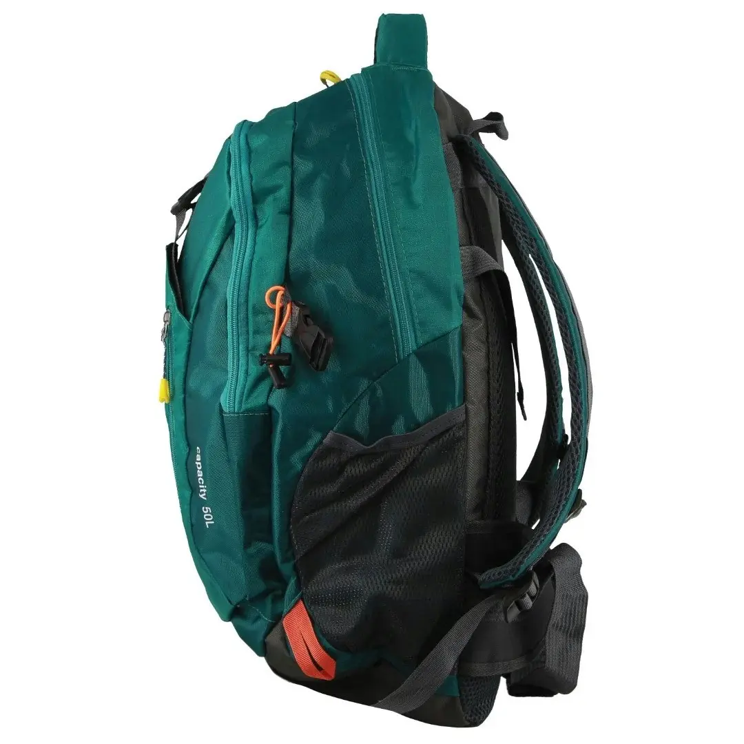 Pierre Cardin Mens Nylon Travel & Sport Medium Backpack Bag in Green