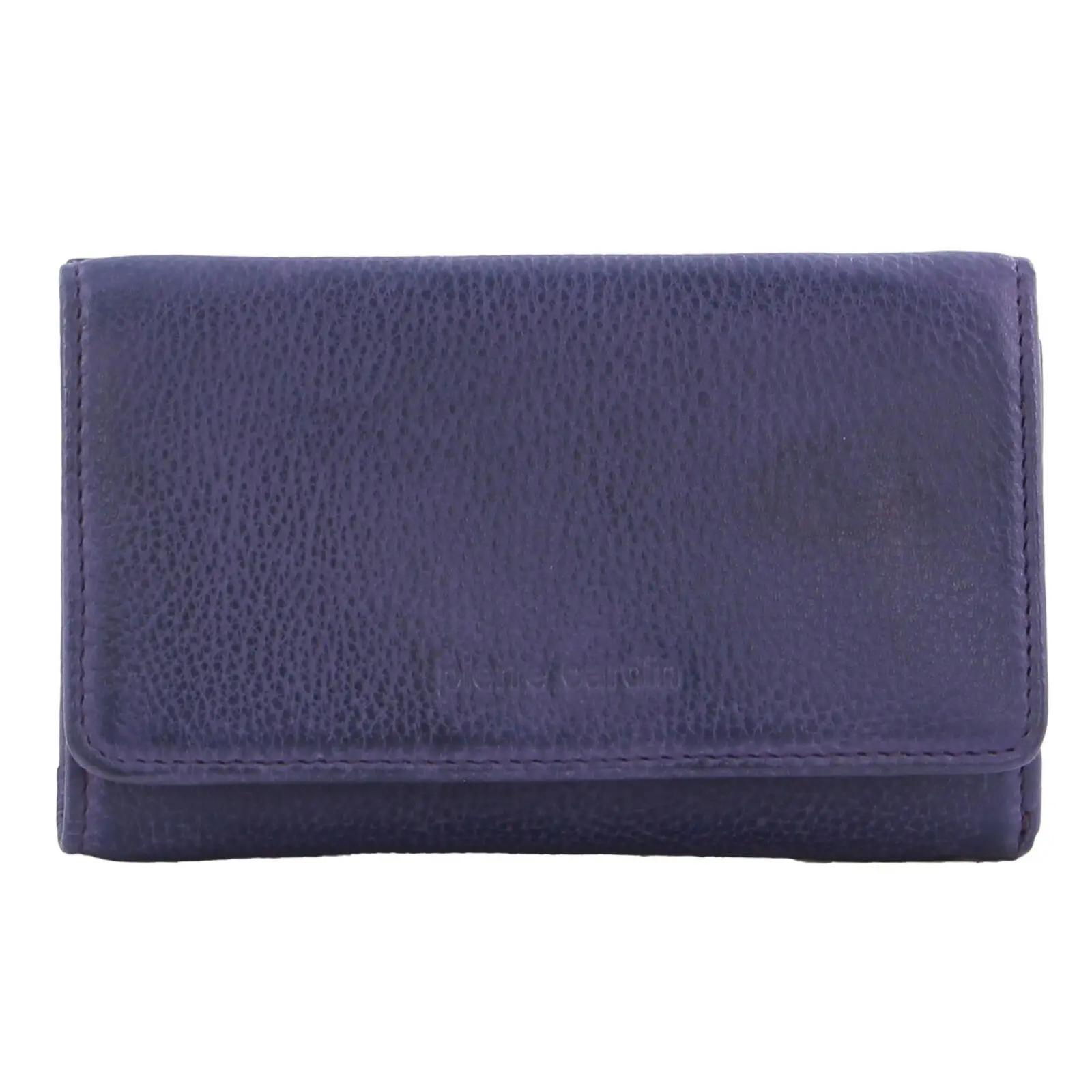 Pierre Cardin Womens Soft Italian Leather RFID Purse Wallet Rustic - Purple