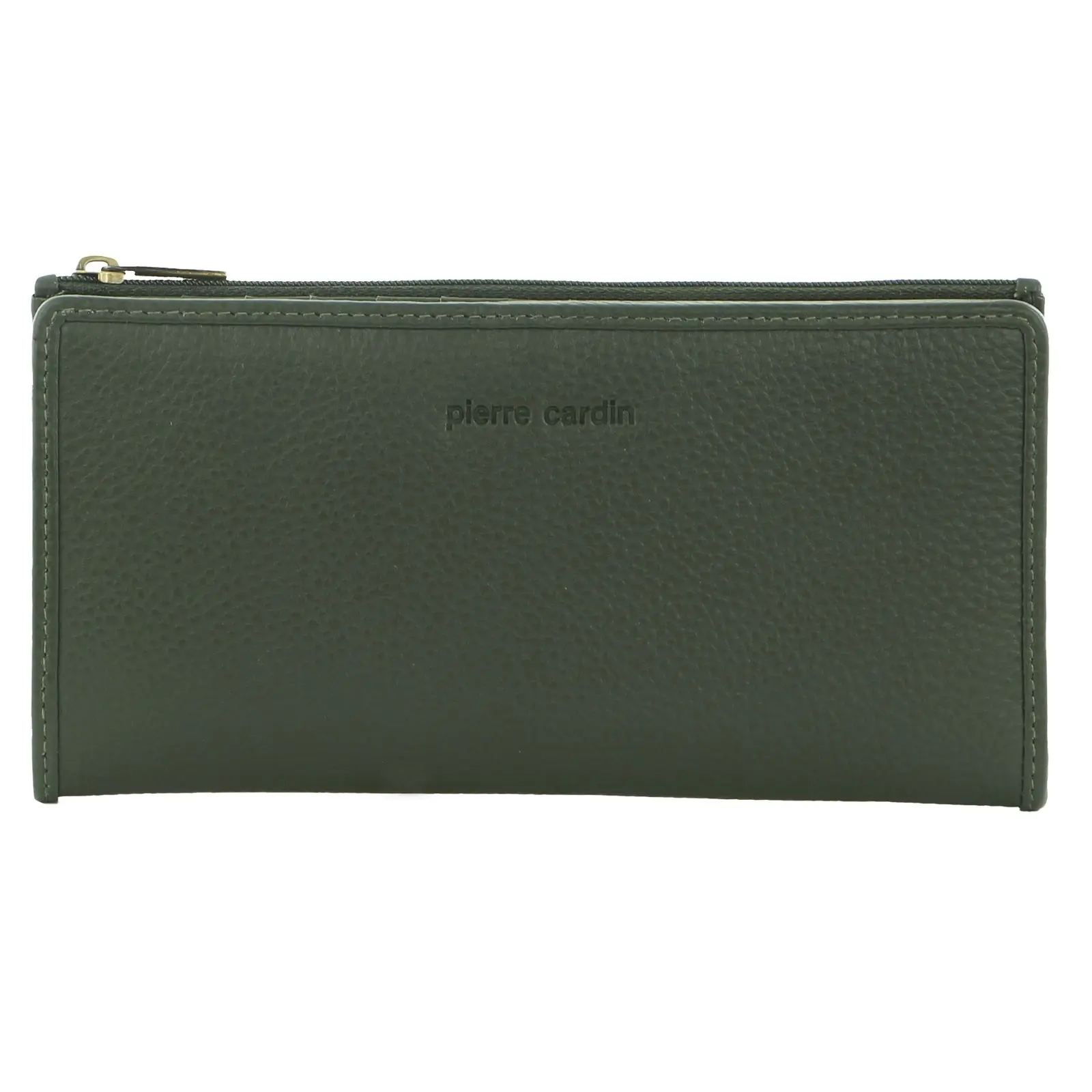 Pierre Cardin Womens Soft Italian Leather RFID Purse Wallet - Grape Green