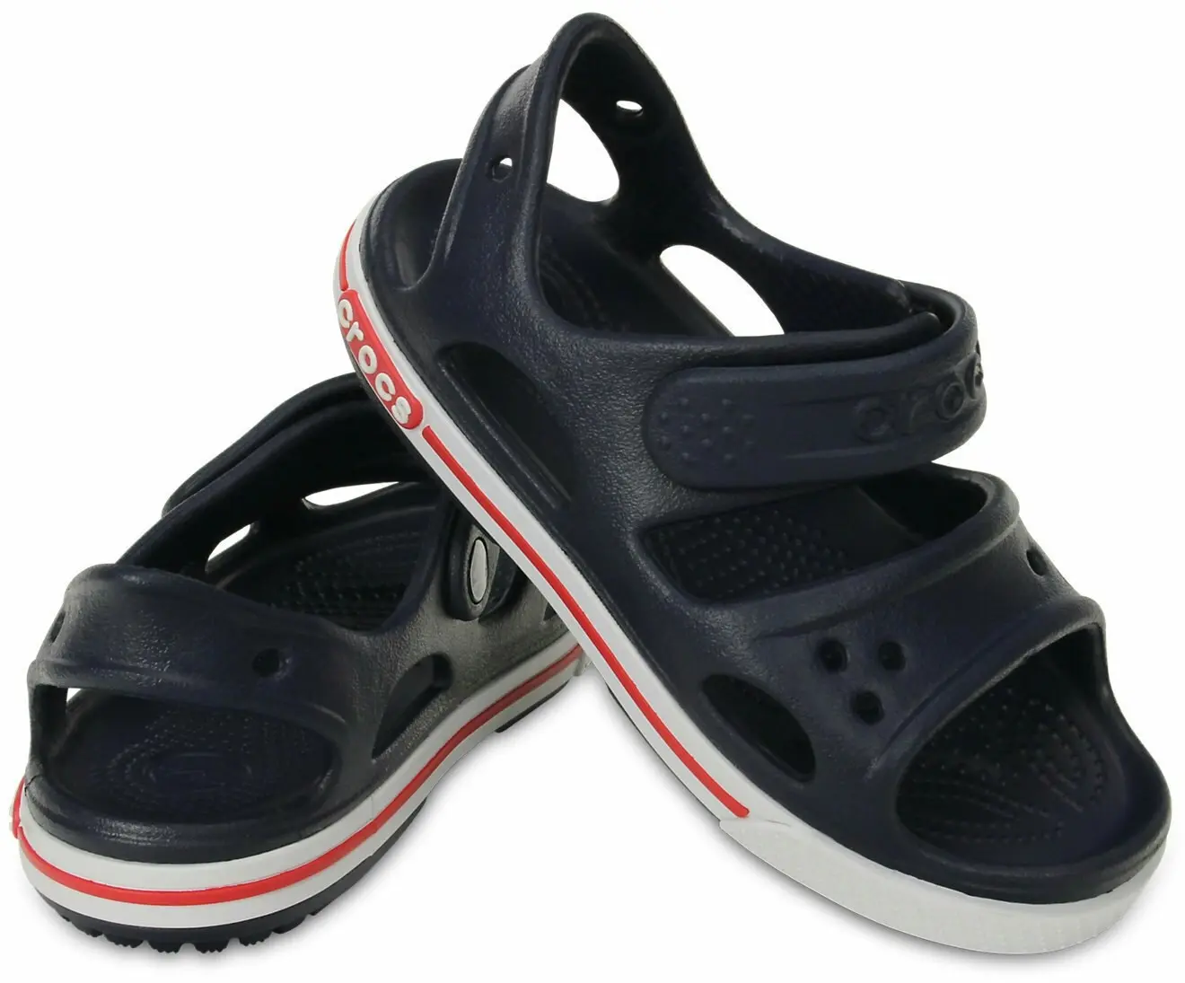 Crocs Crocs Kids Crocband II Sandals Childrens - Navy/White