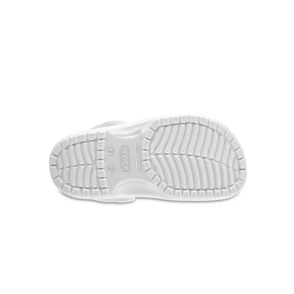 Crocs Kids Classic Clog Sandals Slippers Breathable Shoes in White