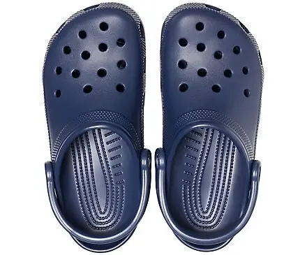 Crocs Classic Clogs Roomy Fit Sandal Clog Sandals Slides Waterproof - Navy - US Men's7 / Women's 9