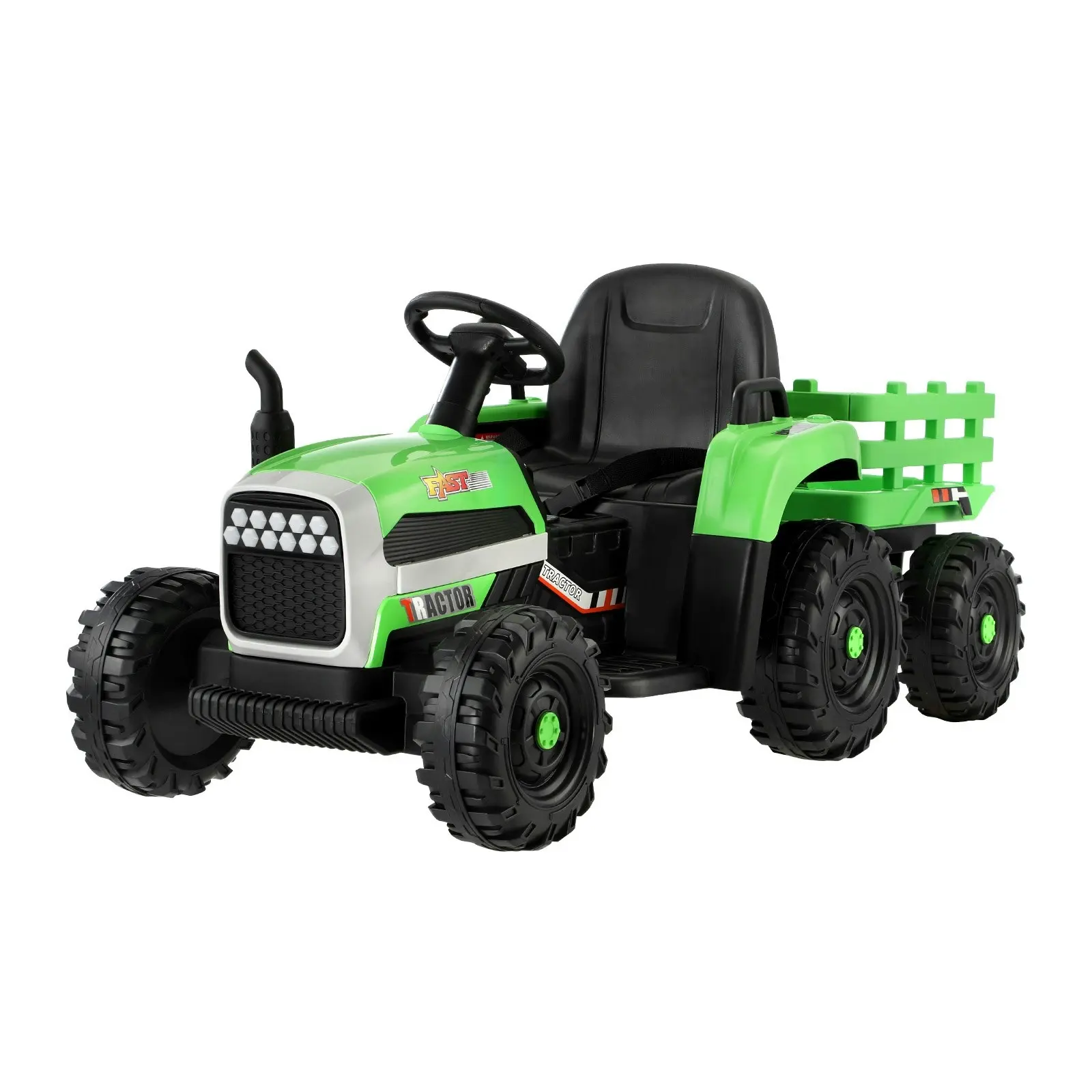 Mazam Kids Ride On Car Tractor Toy 12V Electric Remote Control Green