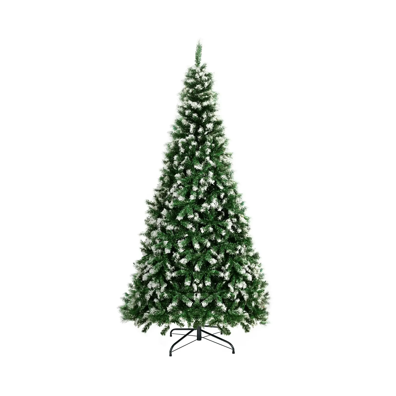 Mazam Christmas Tree 1.8M 6FT Xmas Trees Snowy Decorations Green 800 Tips