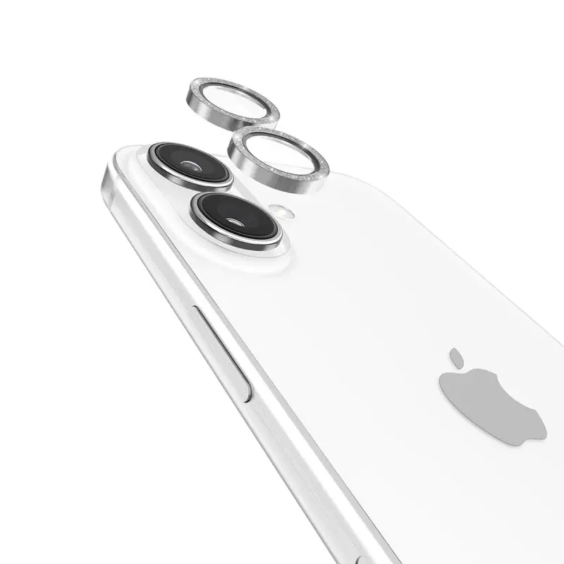 Case-Mate Aluminum Ring Lens Protector For Iphone 16 - Clear