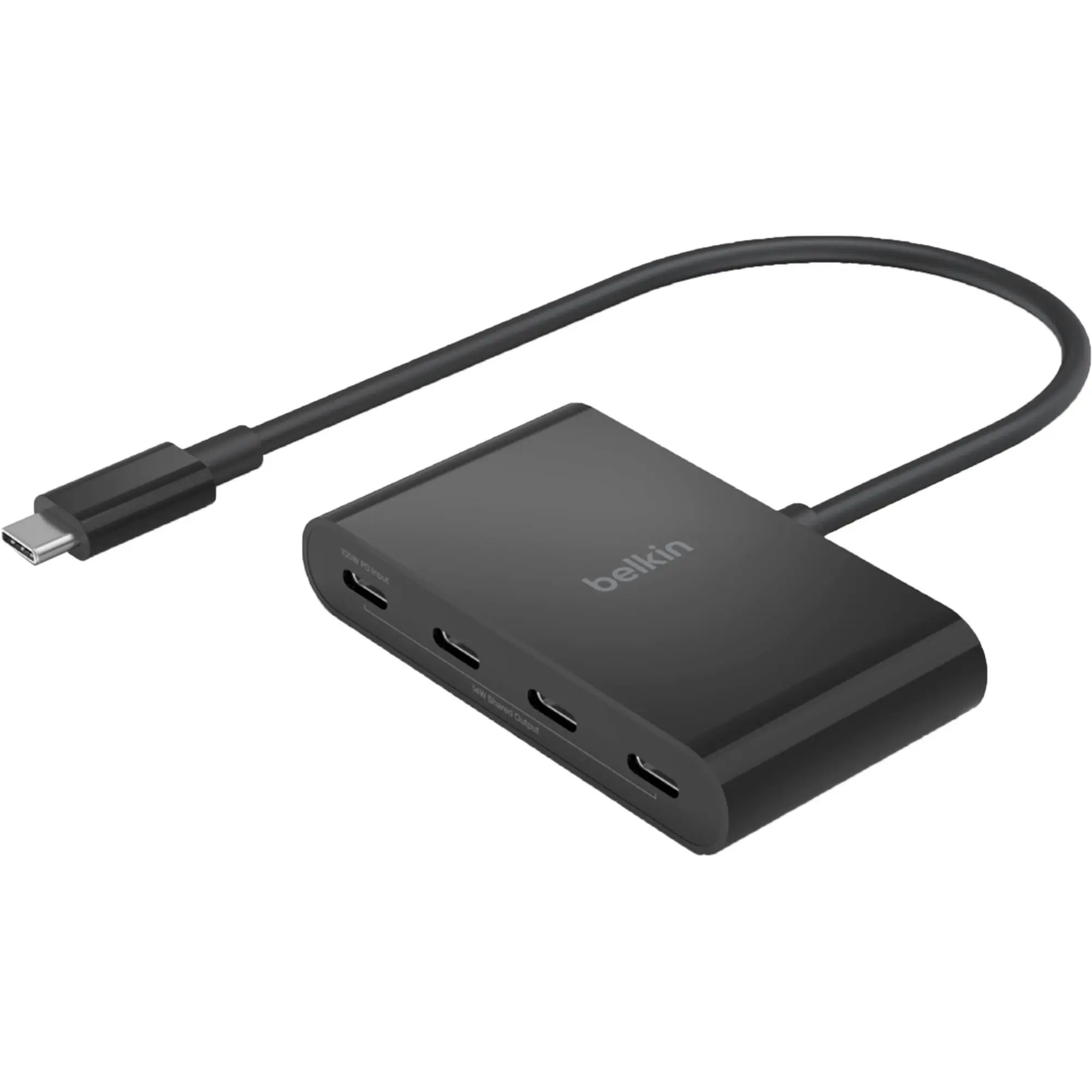 Belkin 4-port Usb-c Mini Hub - Black