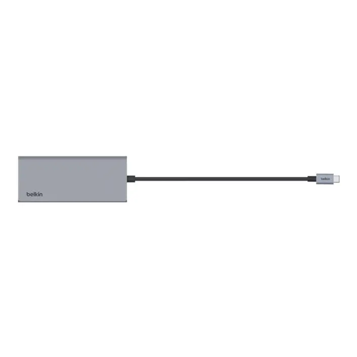 Belkin Connect Usb-c 7-in-1 Docking Station - Grey