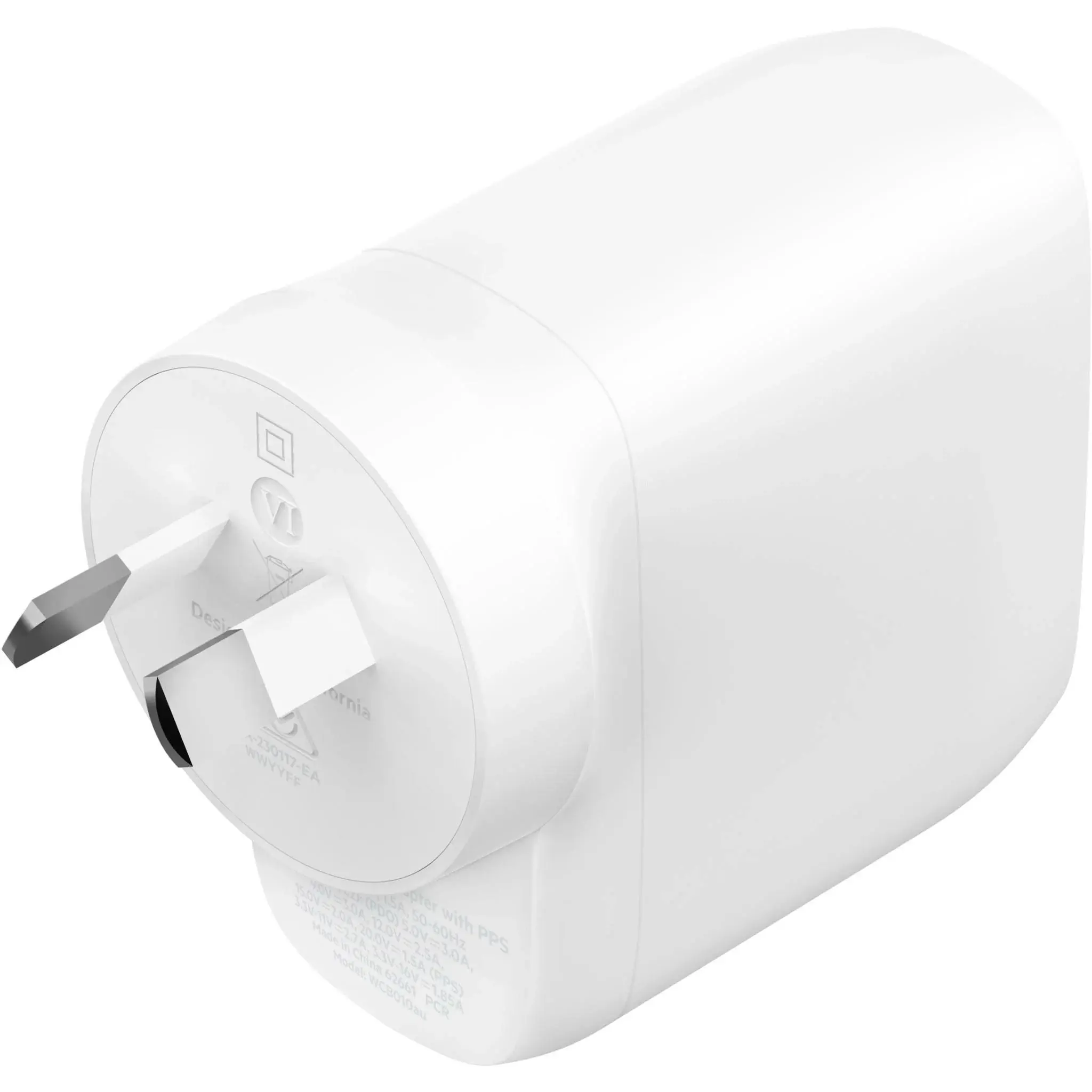 Belkin Boostcharge Pro Dual Usb-c Wall Charger W/ Pps 60w - White