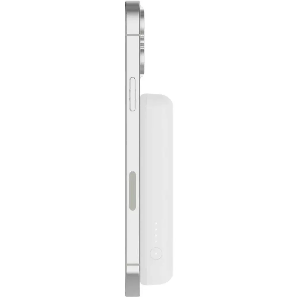 Belkin Boostup Charge 5k Magnetic Wireless Power Bank+stand - White