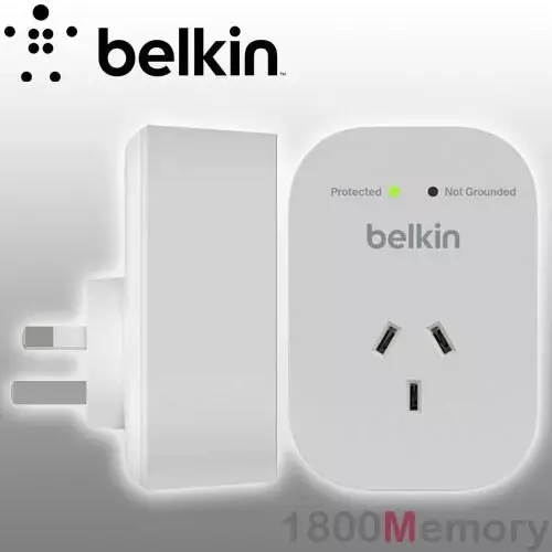 Belkin 1-outlet 1800 J Surge Protection - White