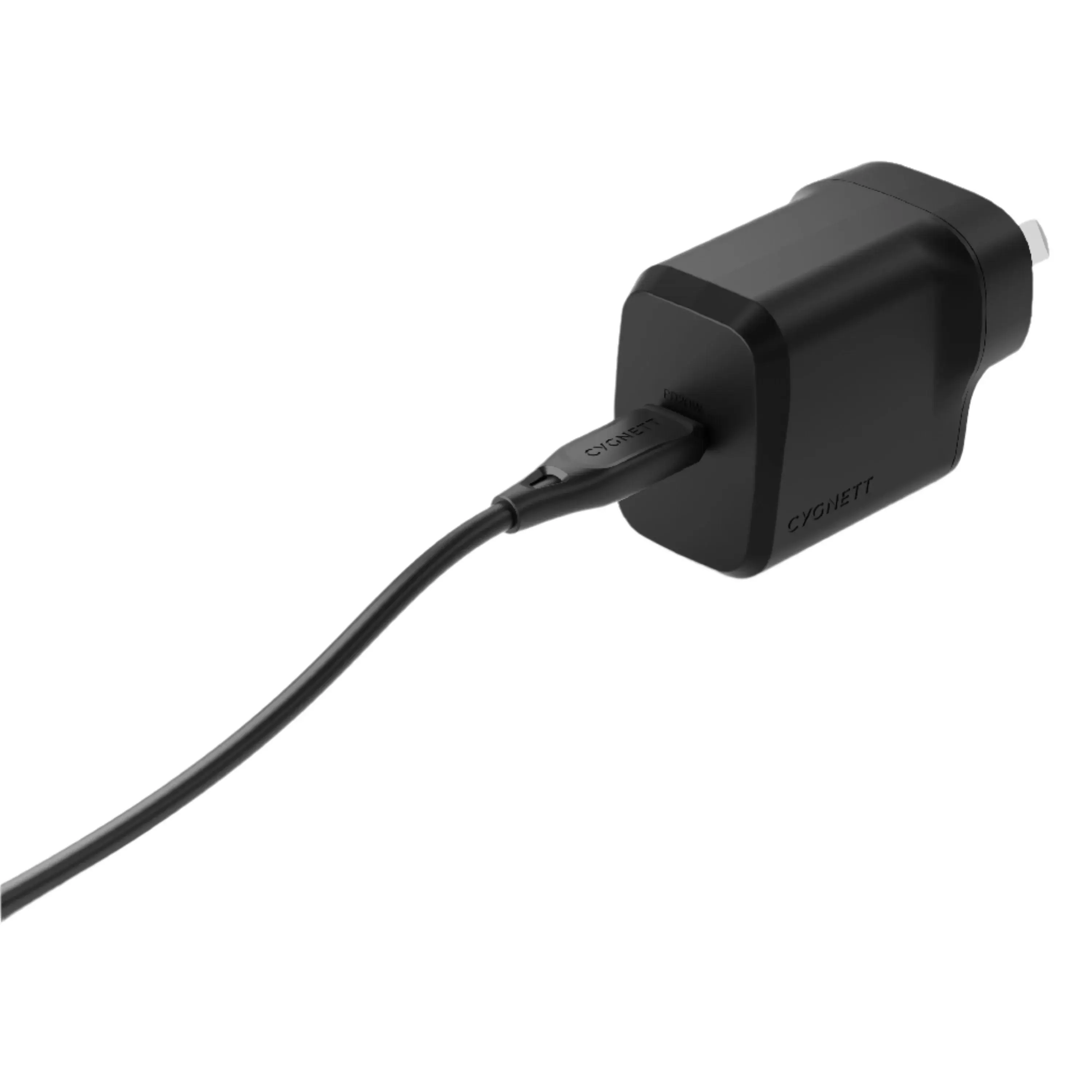 Cygnett Powerplus 20w Usb-c Pd Fast Wall Charger - Black