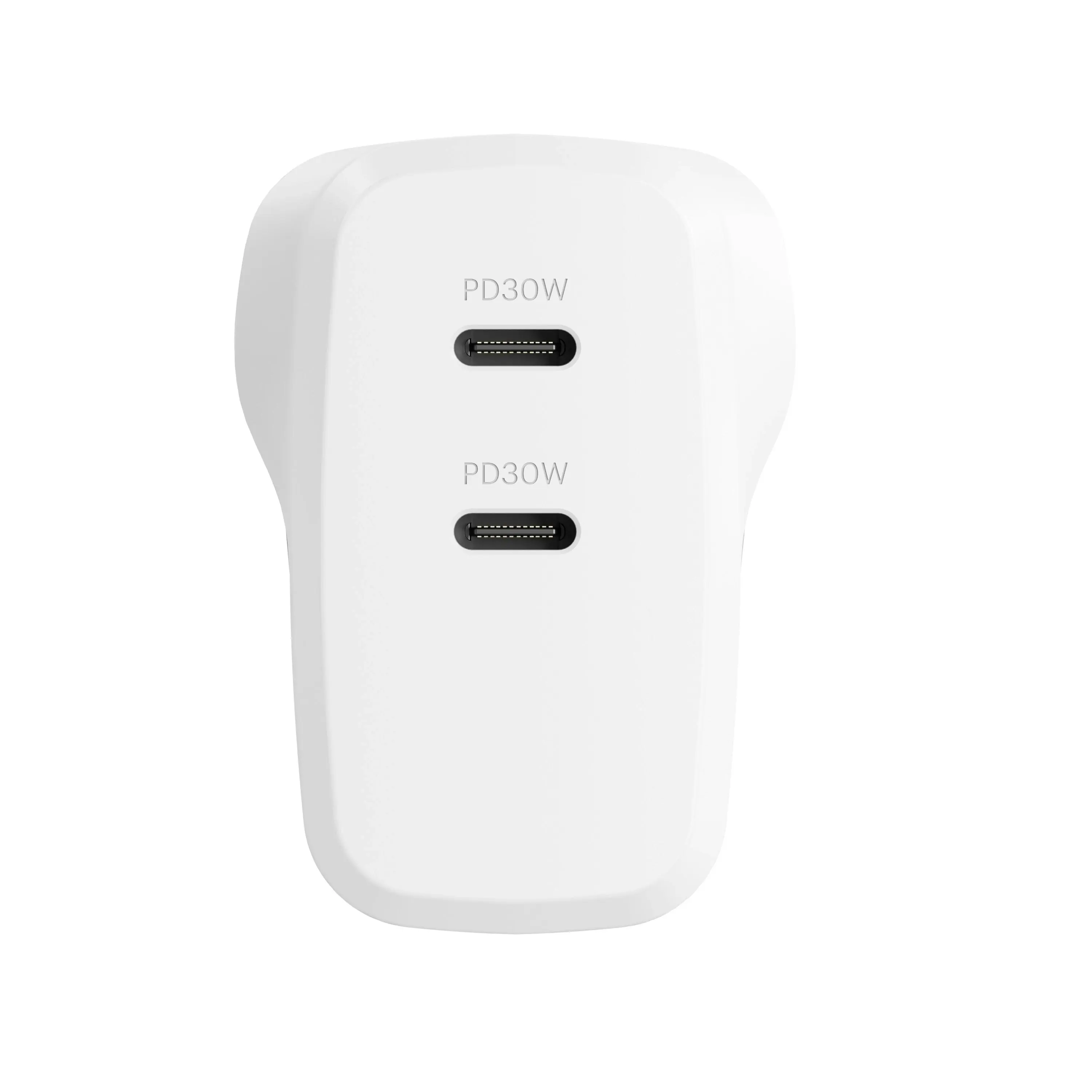 Cygnett Powerplus 60w Dual Port Usb-c Pd Fast Wall Charger -white