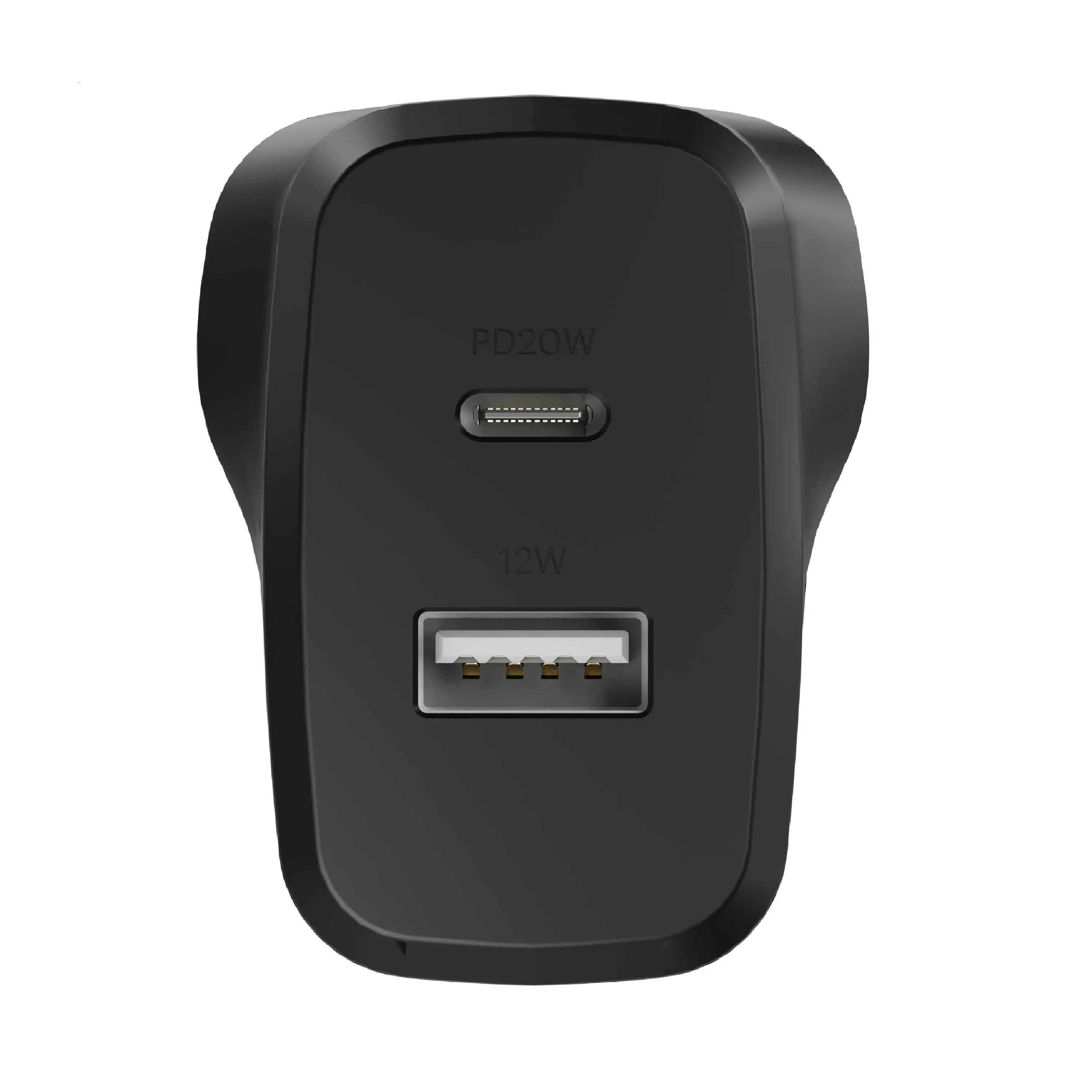 Cygnett Powerplus 32w Dual Port Pd Fast Wall Charger - Black