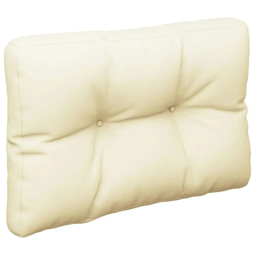 Pallet Cushions 2 pcs Cream Fabric 360669