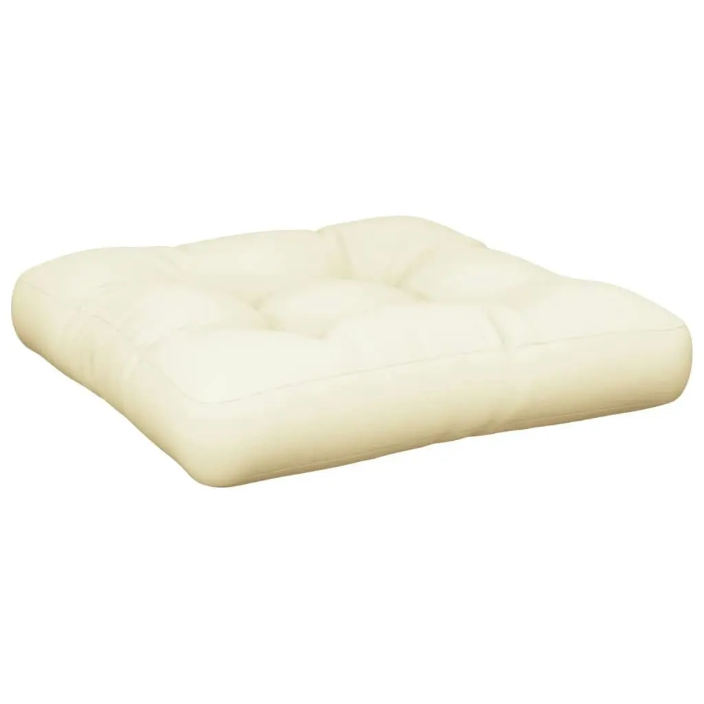 Pallet Cushions 2 pcs Cream Fabric 360669