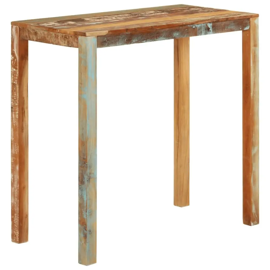 Bar Table 112x55x108 cm Solid Wood Reclaimed 350318