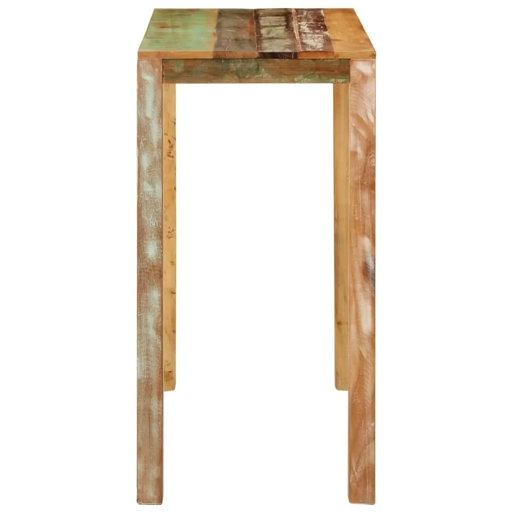 Bar Table 112x55x108 cm Solid Wood Reclaimed 350318