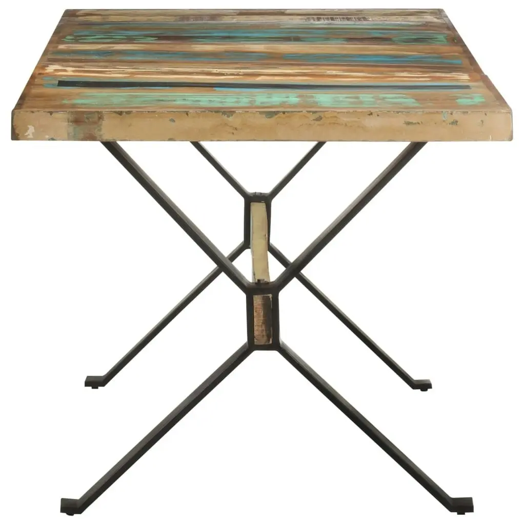 Dining Table 160x80x76 cm Solid Reclaimed Wood 321609