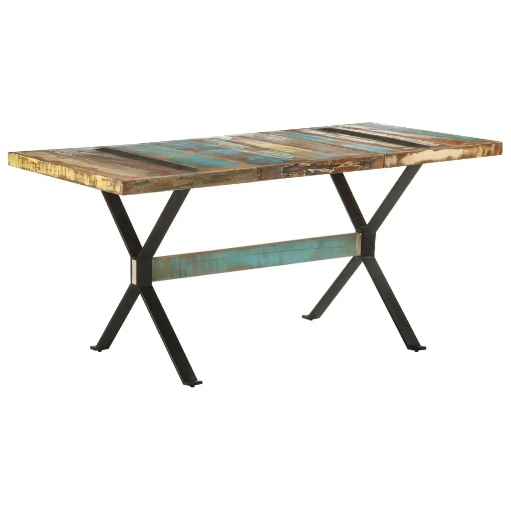 Dining Table 160x80x76 cm Solid Reclaimed Wood 321609