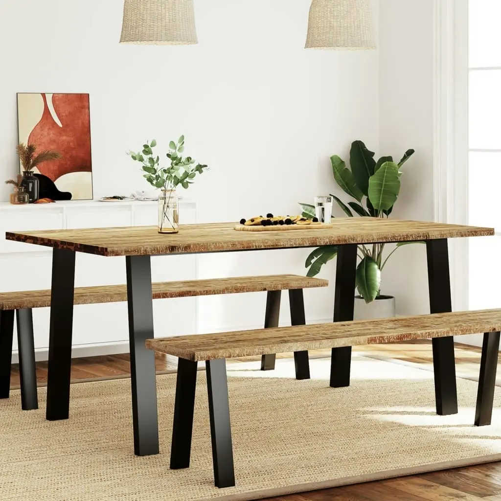 Dining Table 150x90x75 cm Solid Wood Acacia 353298