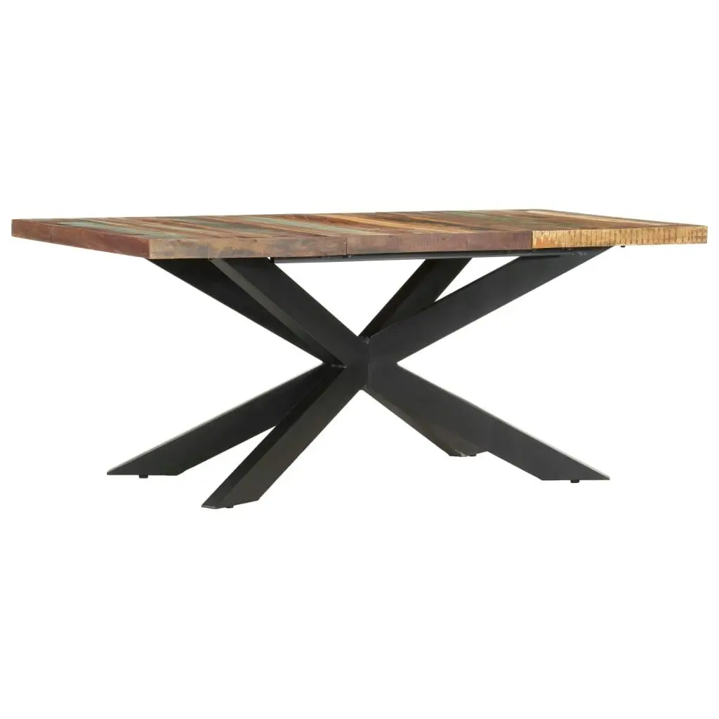 Dining Table 180x90x76 cm Solid Reclaimed Wood 285966