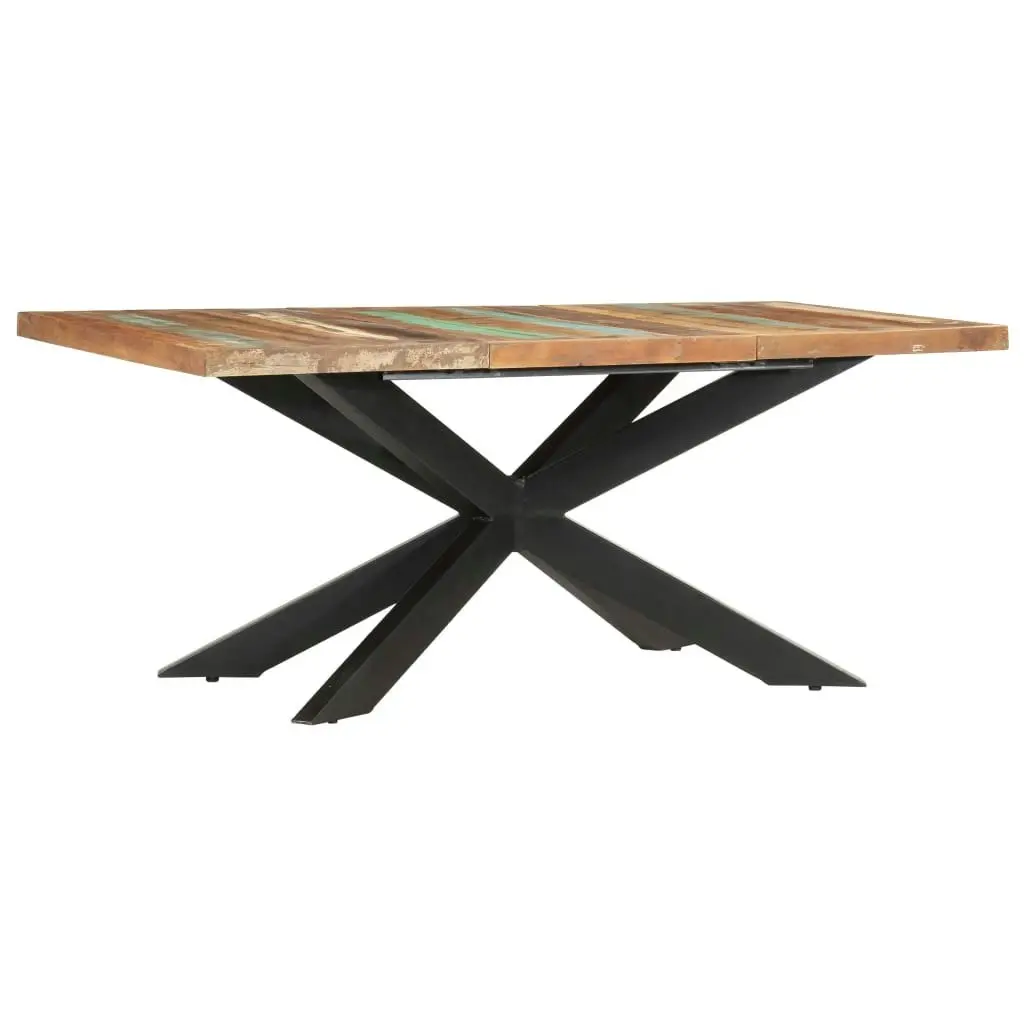 Dining Table 180x90x76 cm Solid Reclaimed Wood 285966