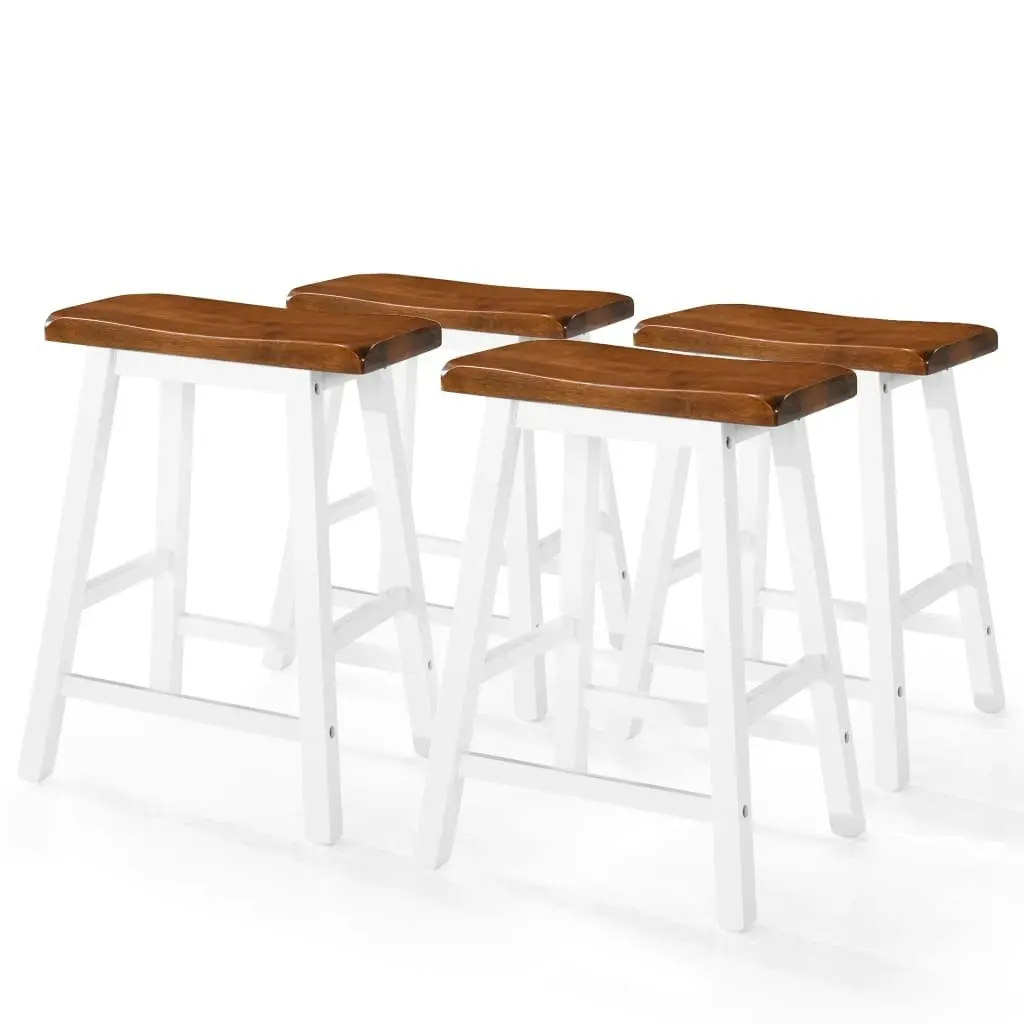 Bar Table and Stool Set 5 Pieces Solid Wood 275232