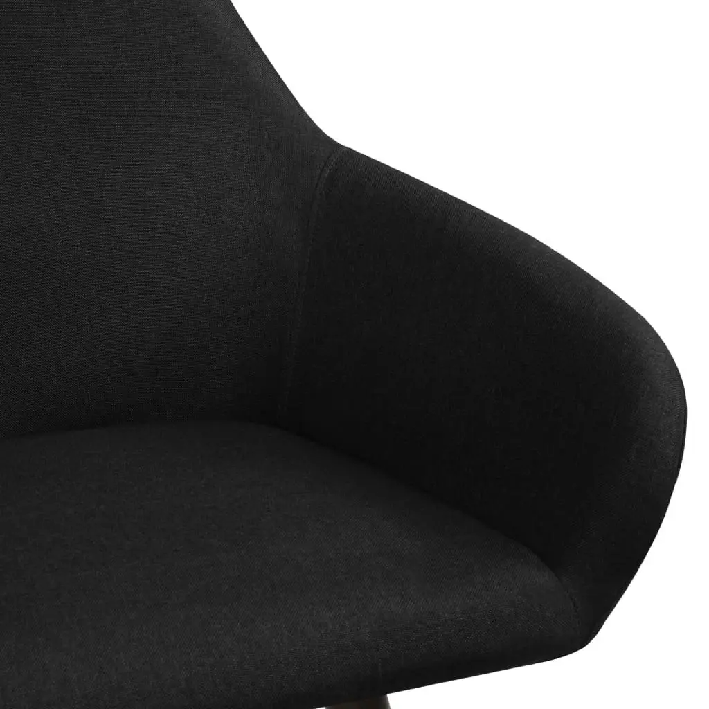 Dining Chairs 2 pcs Black Fabric 283465