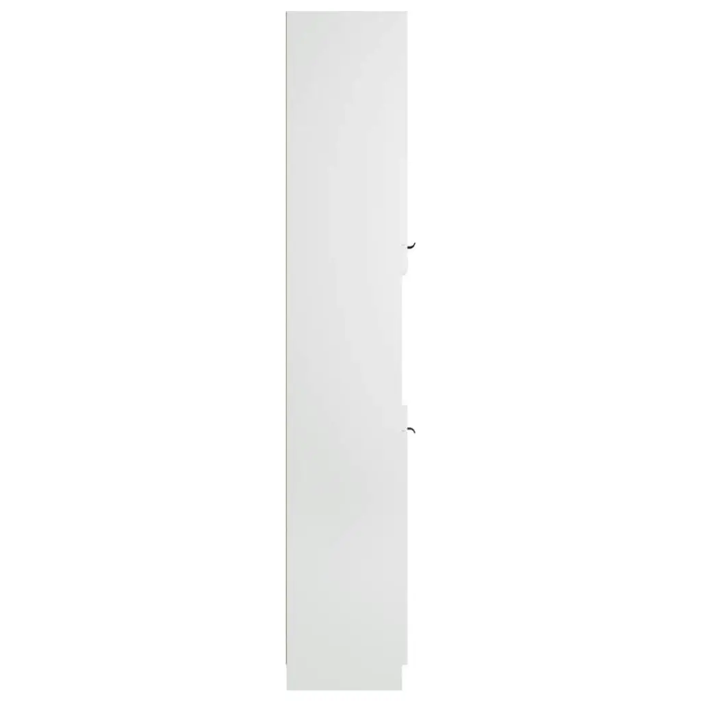 Bathroom Cabinet White 32x34x188.5 cm Engineered Wood 811322