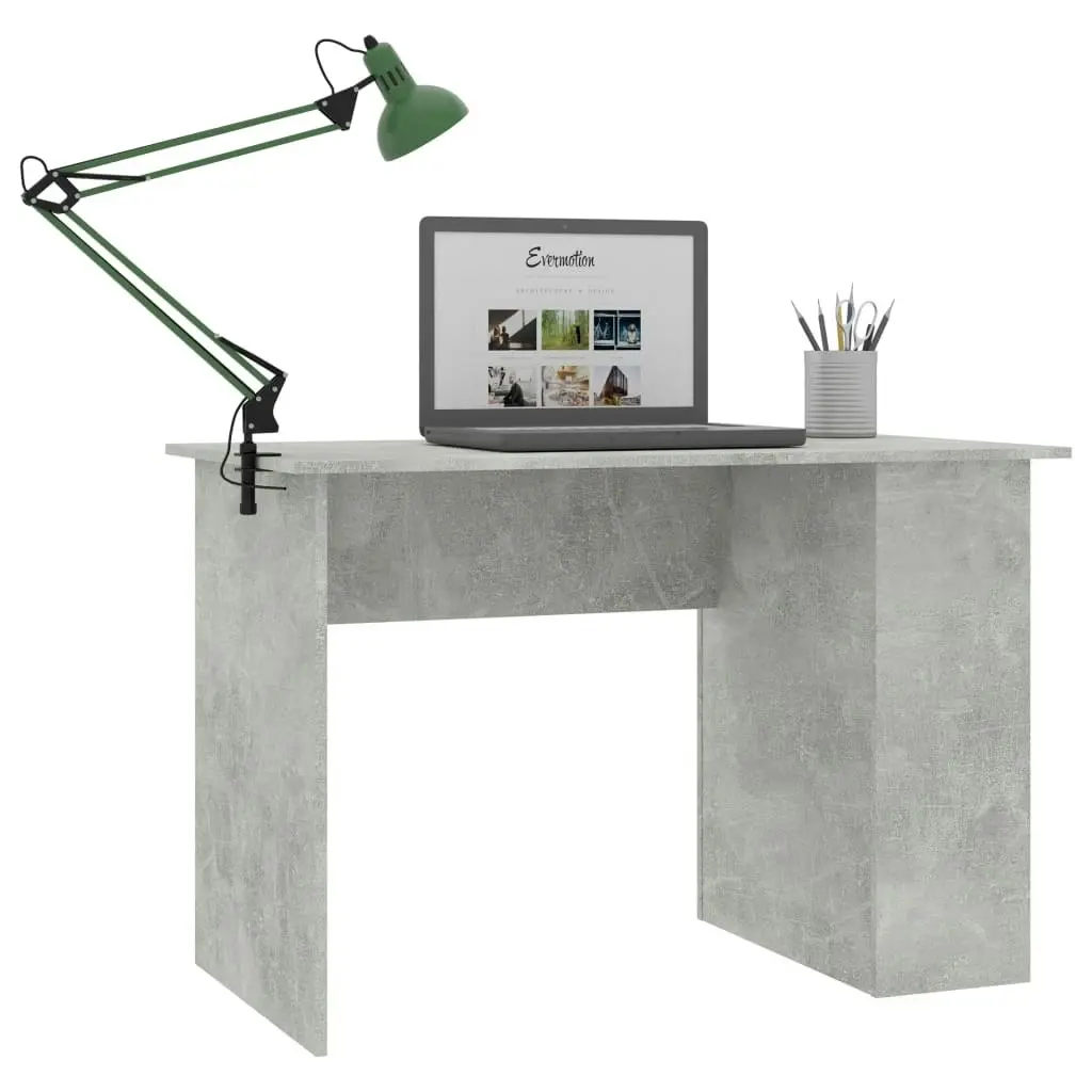 Desk Concrete Grey 110x60x73 cm Chipboard 800580