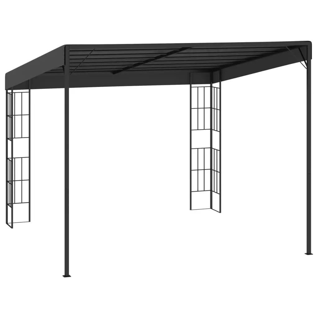 Wall-mounted Gazebo 3x3 m Anthracite Fabric 47990