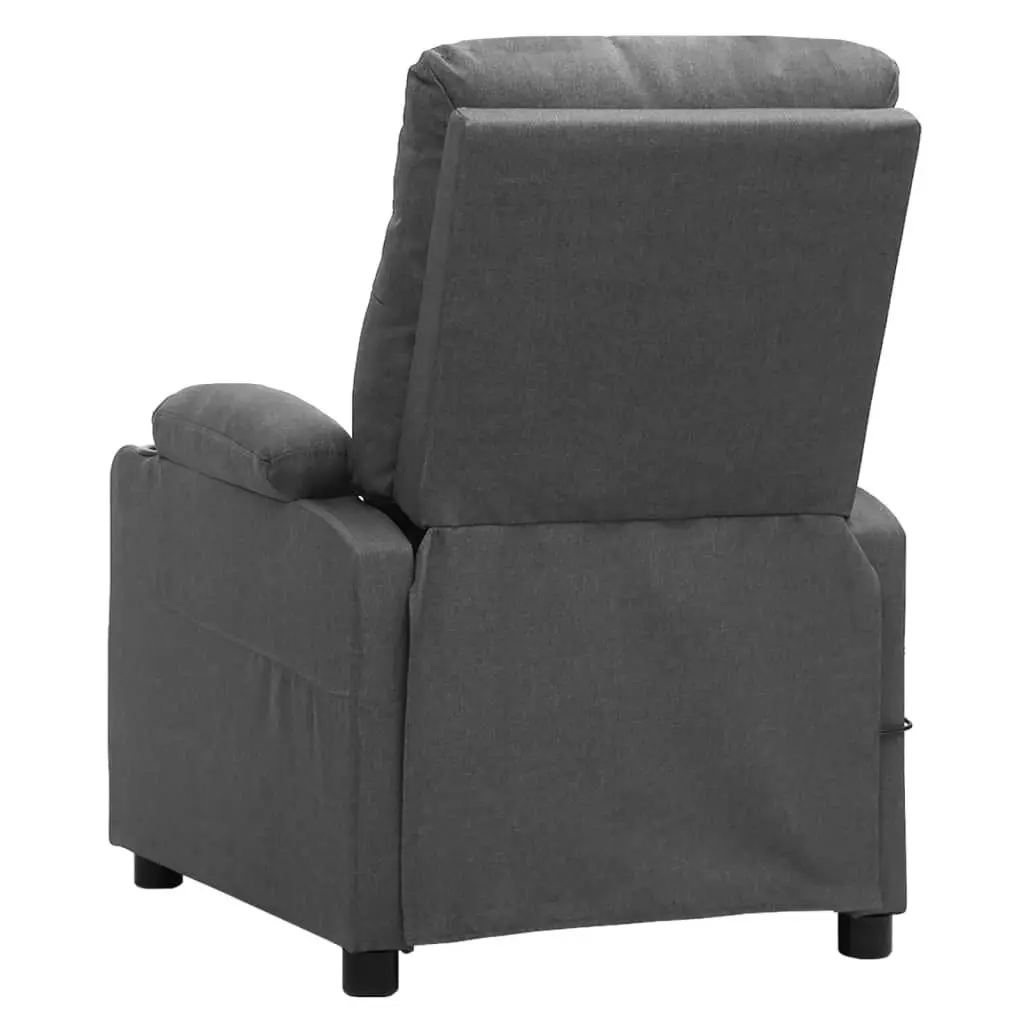 Recliner Chair Light Grey Fabric 339102