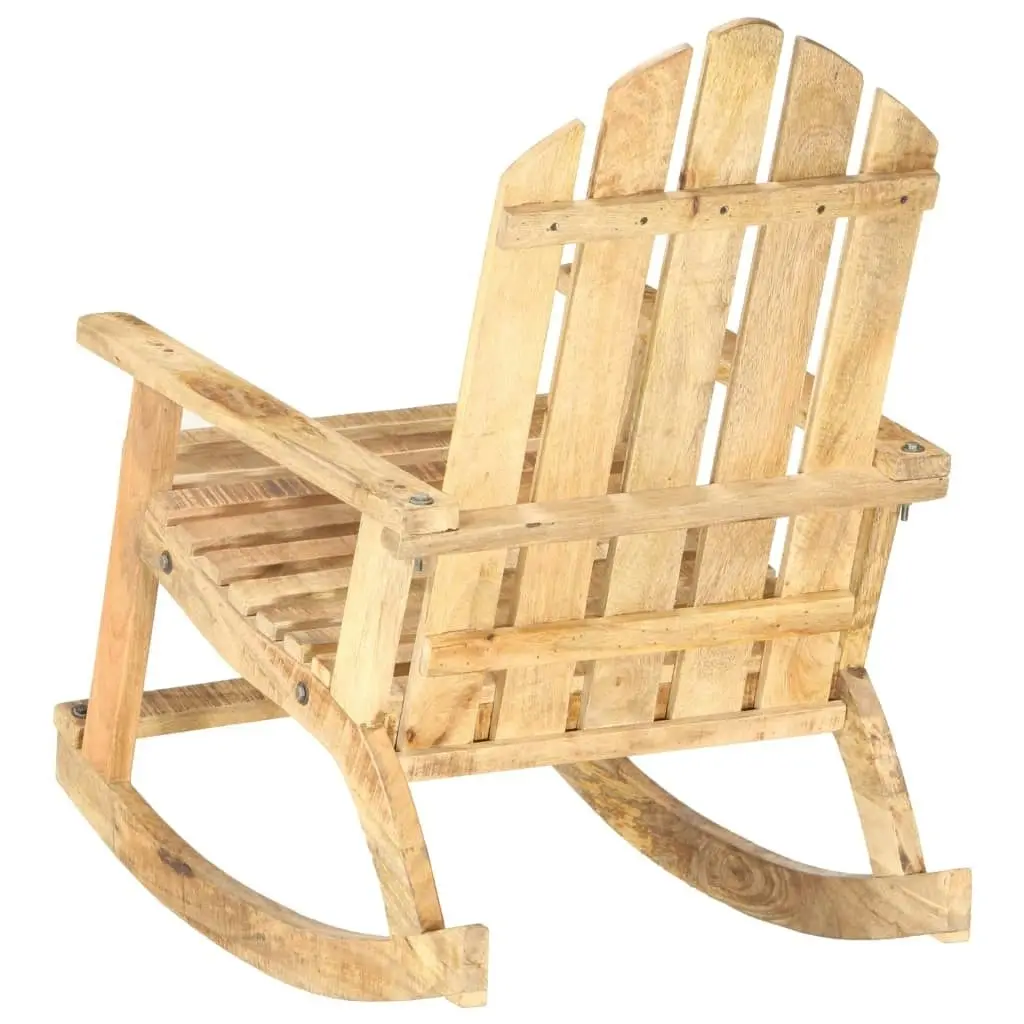 Garden Rocking Chair Solid Mango Wood 285883