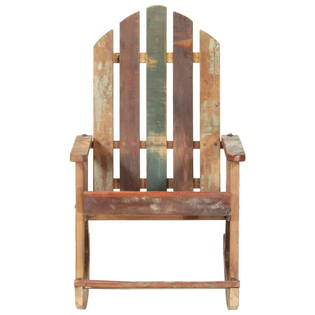 Garden Rocking Chair Solid Reclaimed Wood 285882