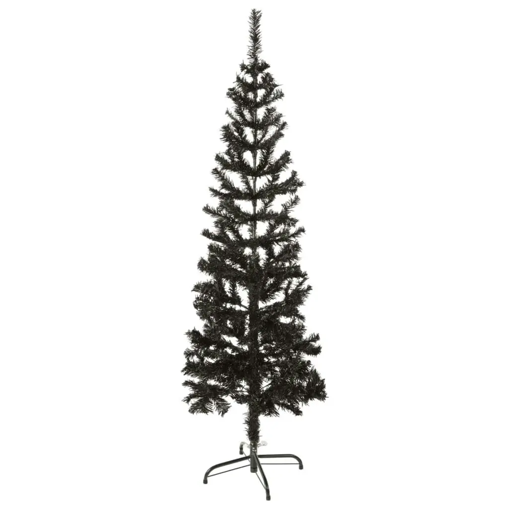 Slim Christmas Tree Black 120 cm 329217