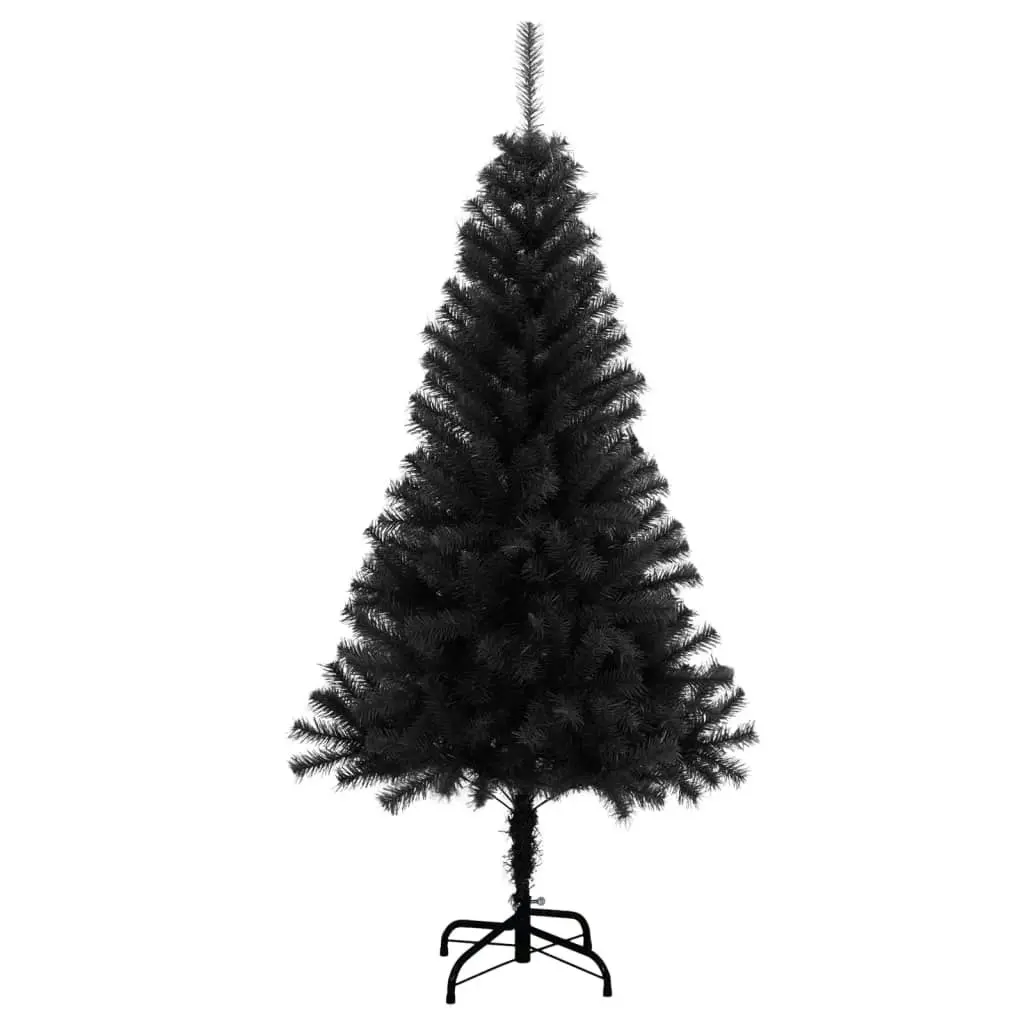 Artificial Christmas Tree with Stand Black 120 cm PVC 329179