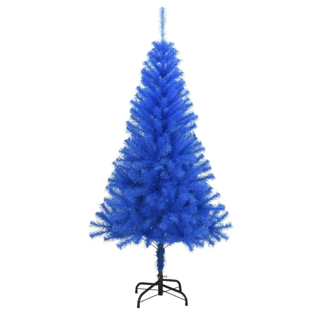 Artificial Christmas Tree with Stand Blue 120 cm PVC 329181