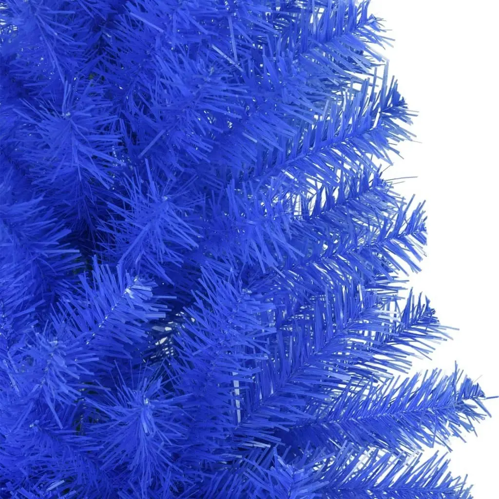 Artificial Christmas Tree with Stand Blue 240 cm PVC 329182