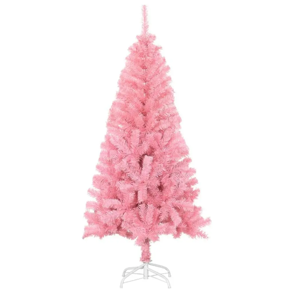 Artificial Christmas Tree with Stand Pink 120 cm PVC 329177