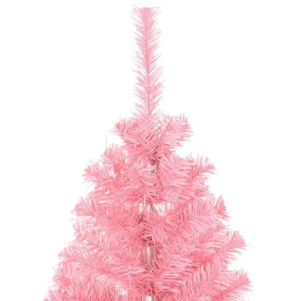 Artificial Christmas Tree with Stand Pink 120 cm PVC 329177