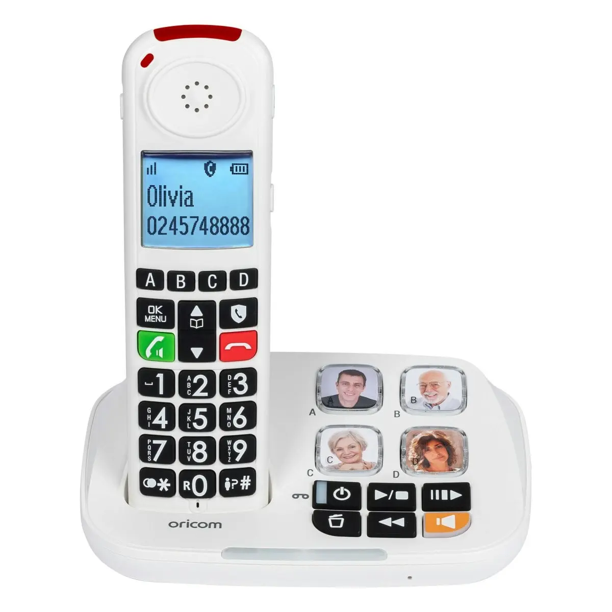 Oricom CARE900-2 Amplified Big Button Cordless Phone and Additional Handset