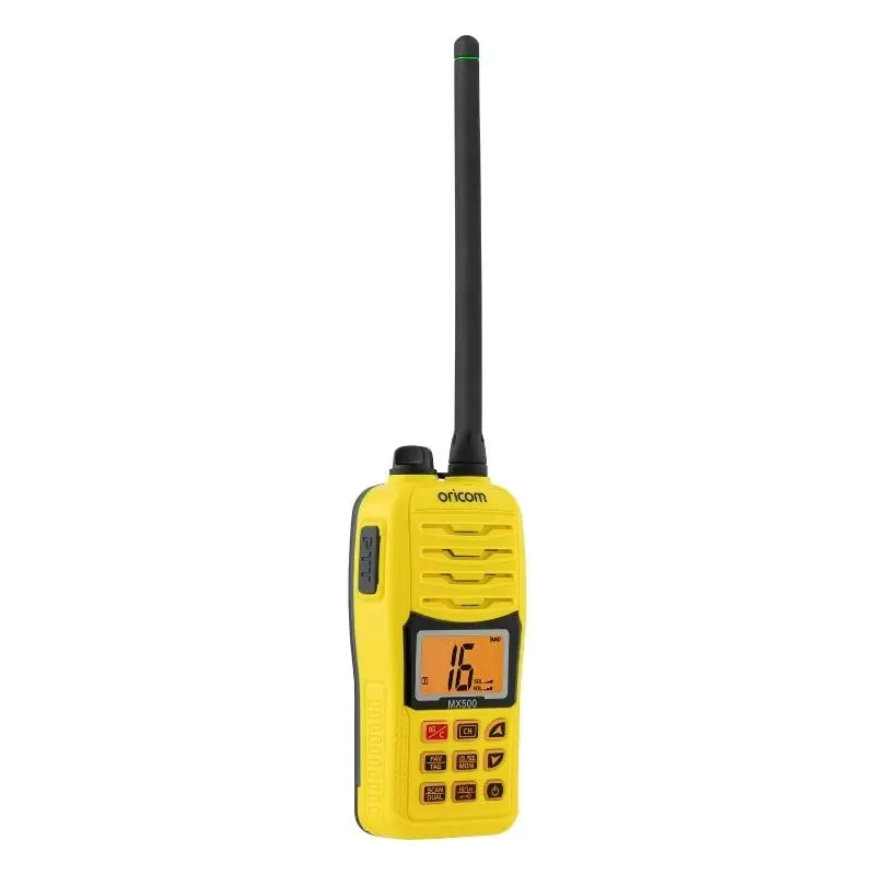 Oricom MX500 5 Watt VHF Marine Radio - Yellow