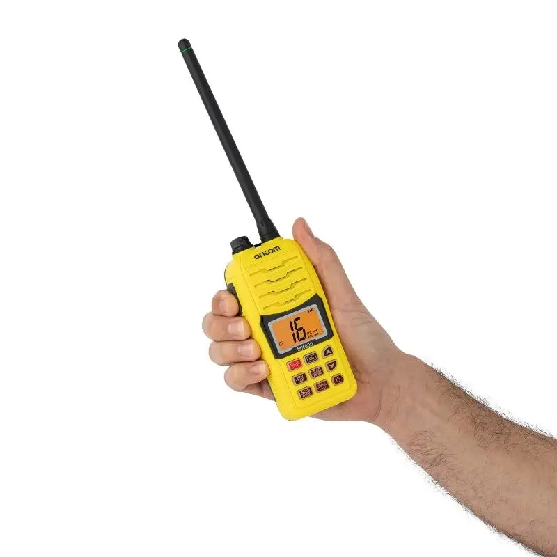 Oricom MX500 5 Watt VHF Marine Radio - Yellow