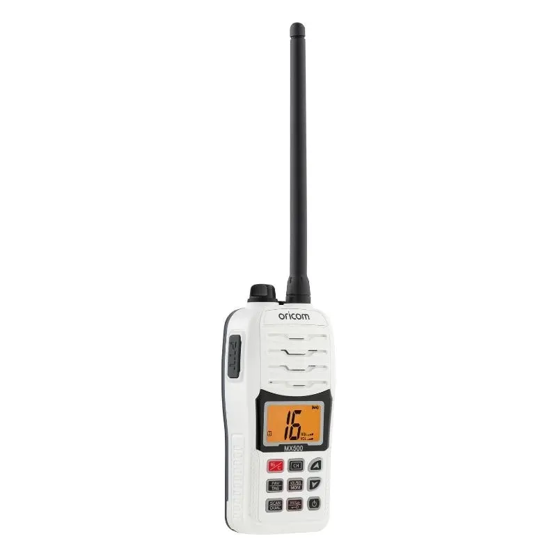 Oricom MX500 5 Watt VHF Marine Radio - White