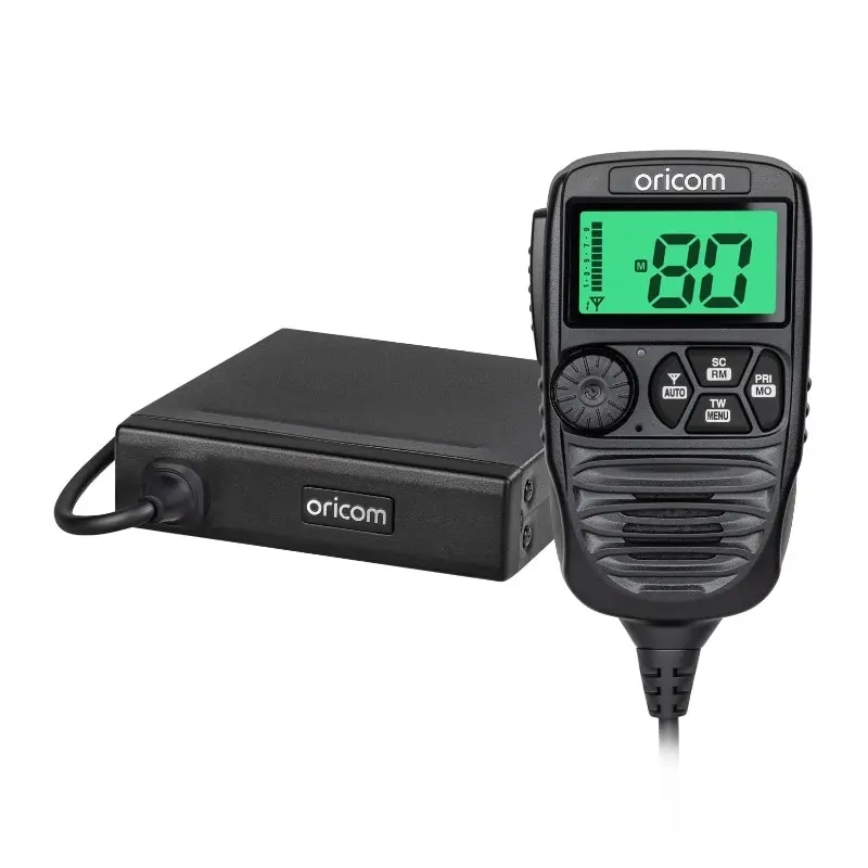 Oricom UHF182XP Dual Antenna 5 Watt UHF CB Radio with BONUS Antennas &ndash; ANU230 6.5dBi and ANU050 3dBi (UHF182XPTA)